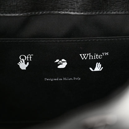 Off-White Saffiano Diag Backpack Black White 6 of 12