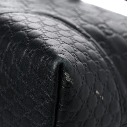 Gucci Guccissima Medium Bree Foldover Tote Black 11 of 26