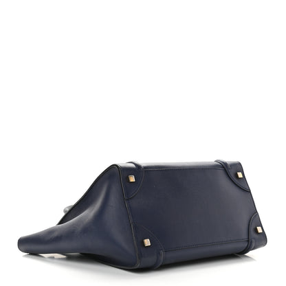 Celine Smooth Calfskin Mini Luggage Ink 6 of 17