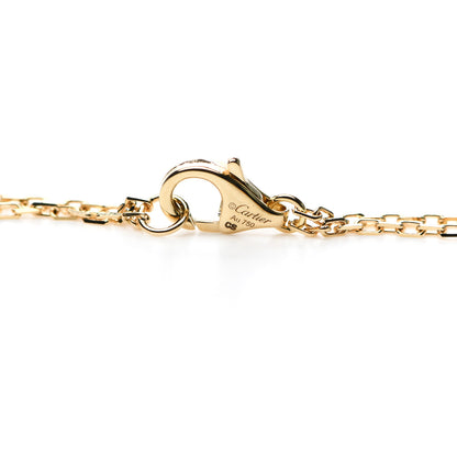 Cartier 18K Yellow Gold 2 Diamond LOVE Necklace 5 of 6
