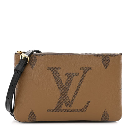 Louis Vuitton Reverse Monogram Giant Double Zip Pochette 1 of 12