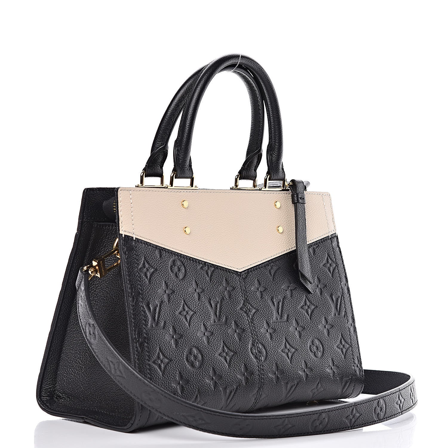 Louis Vuitton Empreinte Sully PM Black Creme 3 of 11