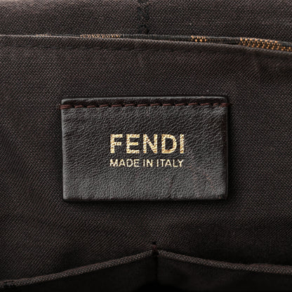 Fendi Zucca Vitello Artic Messenger Bag Tobacco Castagna 6 of 10