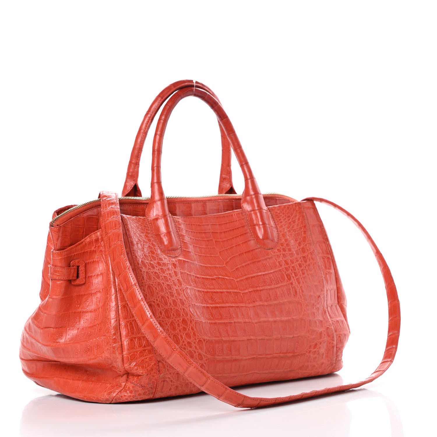 Nancy Gonzalez Crocodile Cristina Satchel Orange 3 of 20