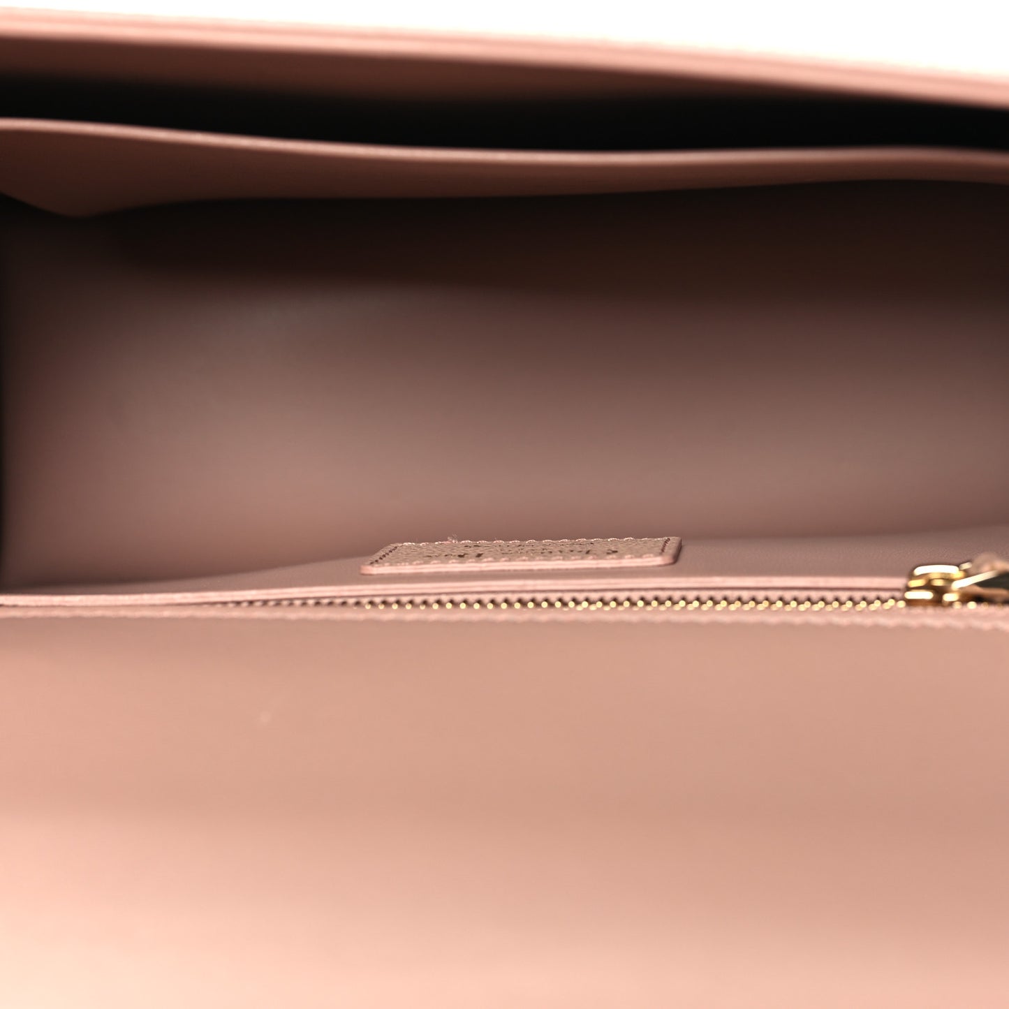 Grained Calfskin Embossed 30 Montaigne Chain Flap Bag Blush