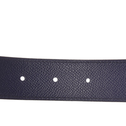 Hermes Swift Epsom 32mm Collier De Chien CDC Belt 90 Black Bleu Saphir 5 of 8