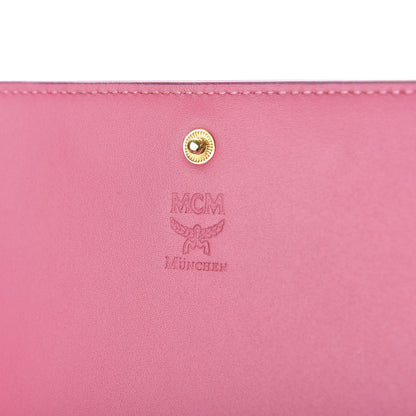 MCM Saffiano Large Mina Chain Crossbody Pink 5 of 9