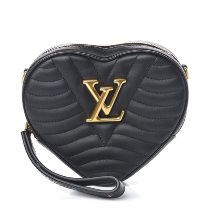 Louis Vuitton Calfskin New Wave Heart Bag Black 1 of 6
