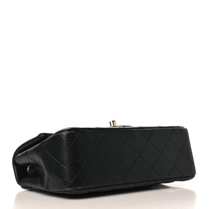 Chanel Lambskin Quilted Mini Rectangular Flap Black 4 of 10