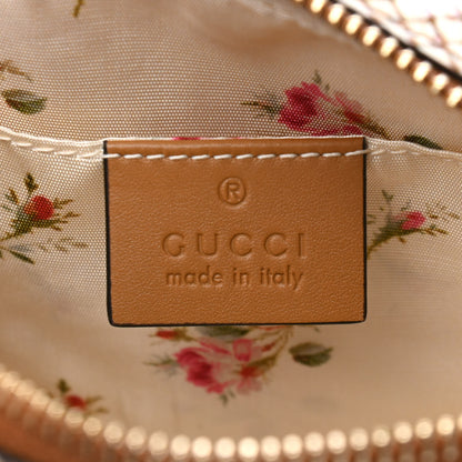 Gucci Raffia Elaphe Mini Ophidia Shoulder Bag Natural Cream Brown 5 of 6