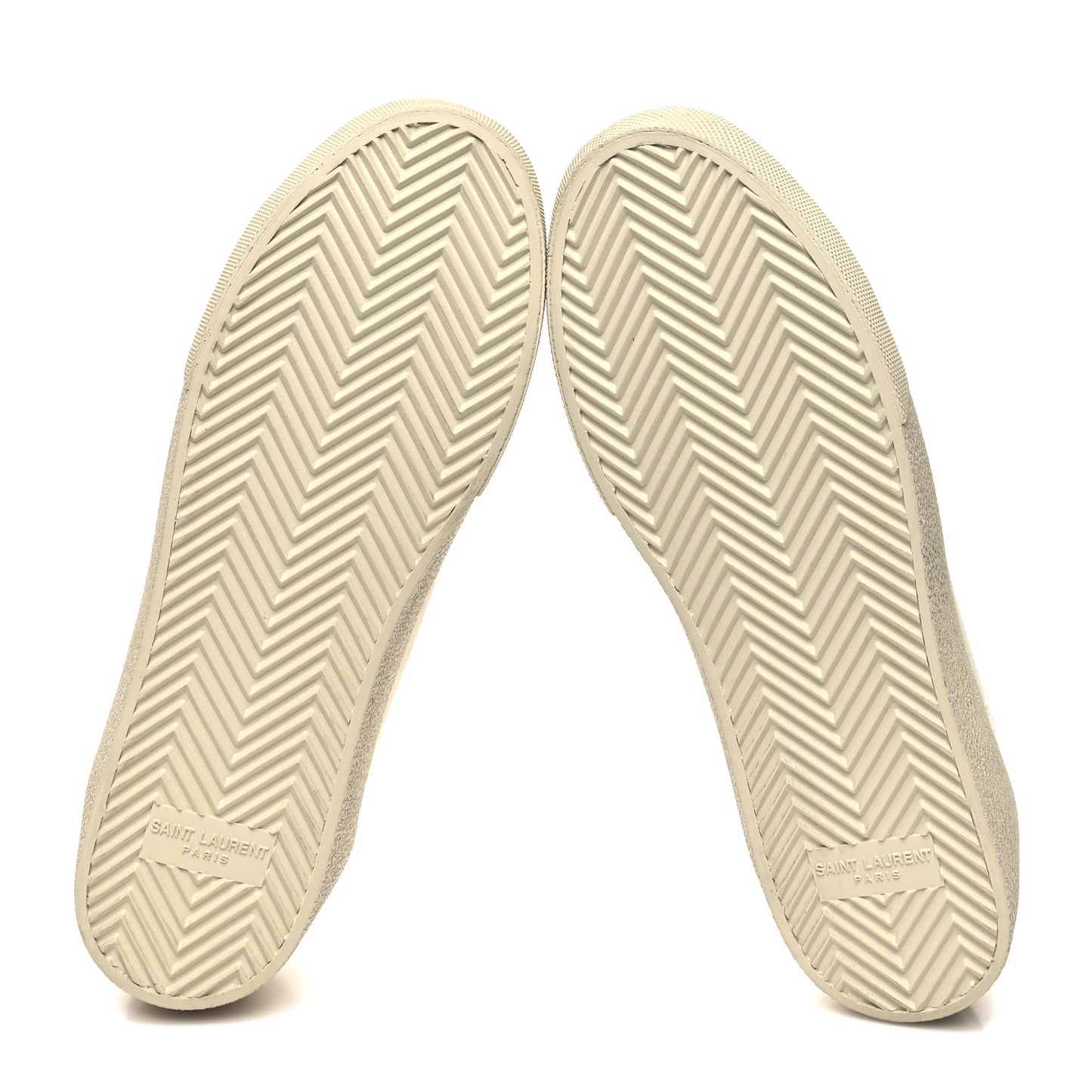 Distressed Canvas Court Classic Sneakers 39 Panna