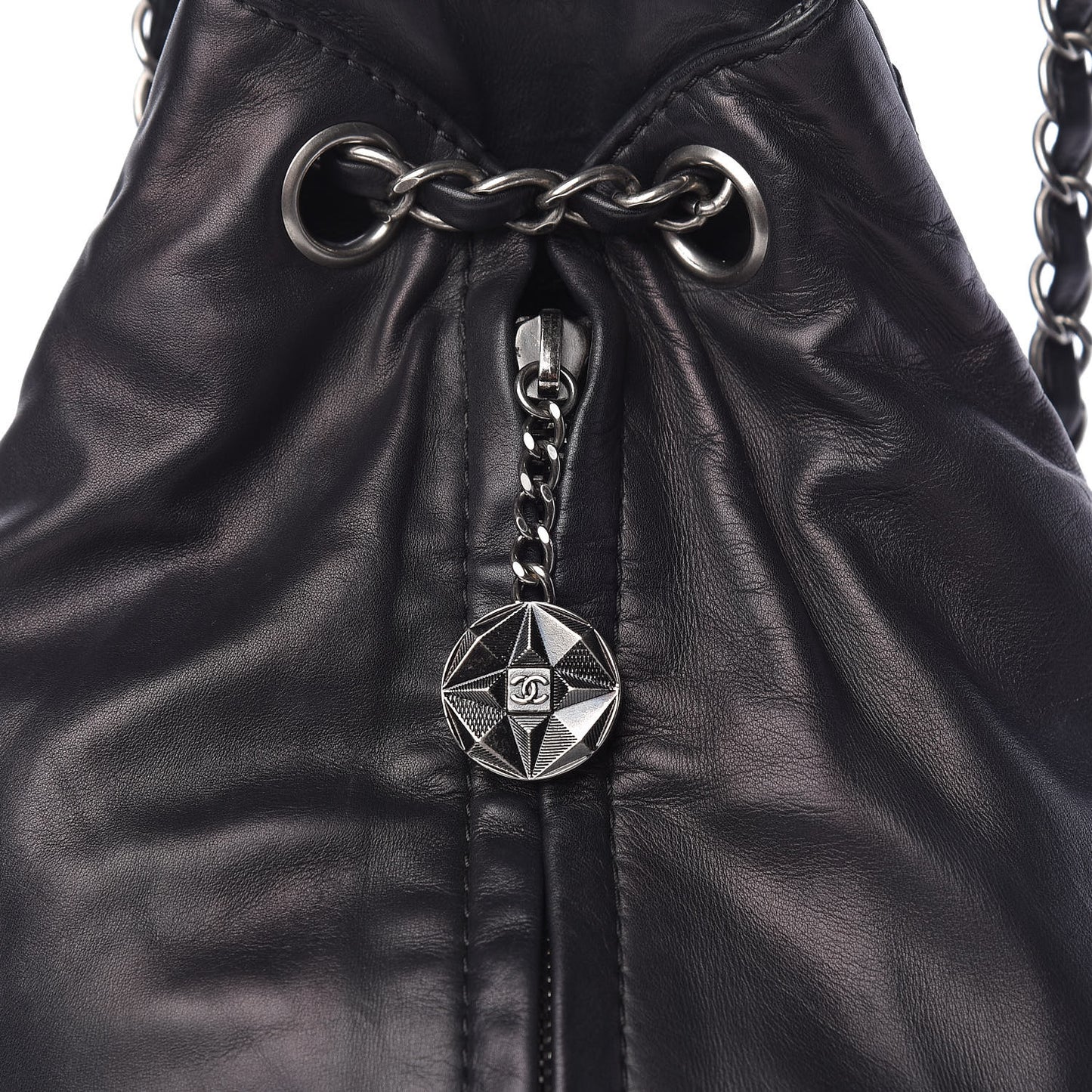 Calfskin Large Backpack Is Back Black