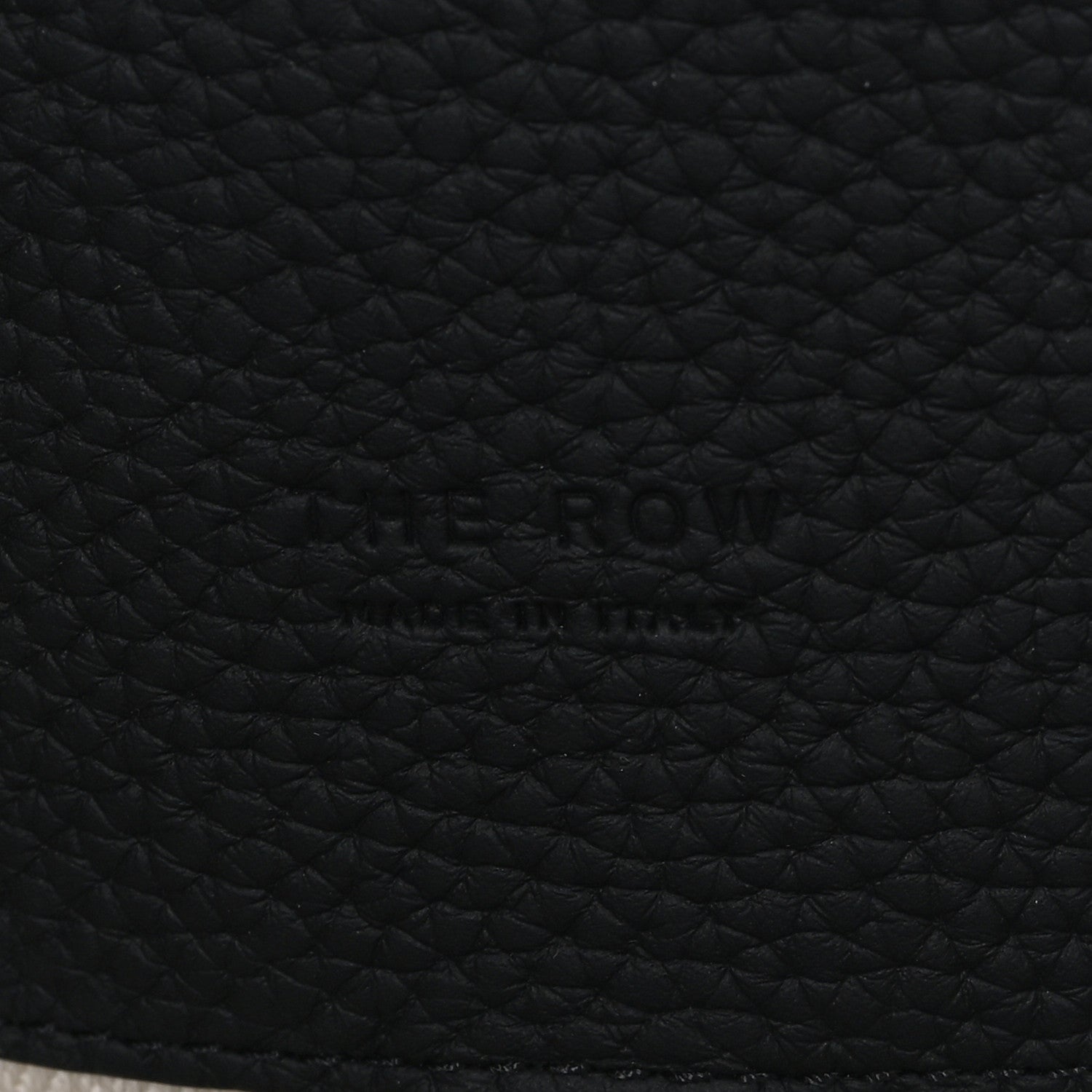 The Row Matte Grained Calfskin Marlo 17 Black 6 of 9