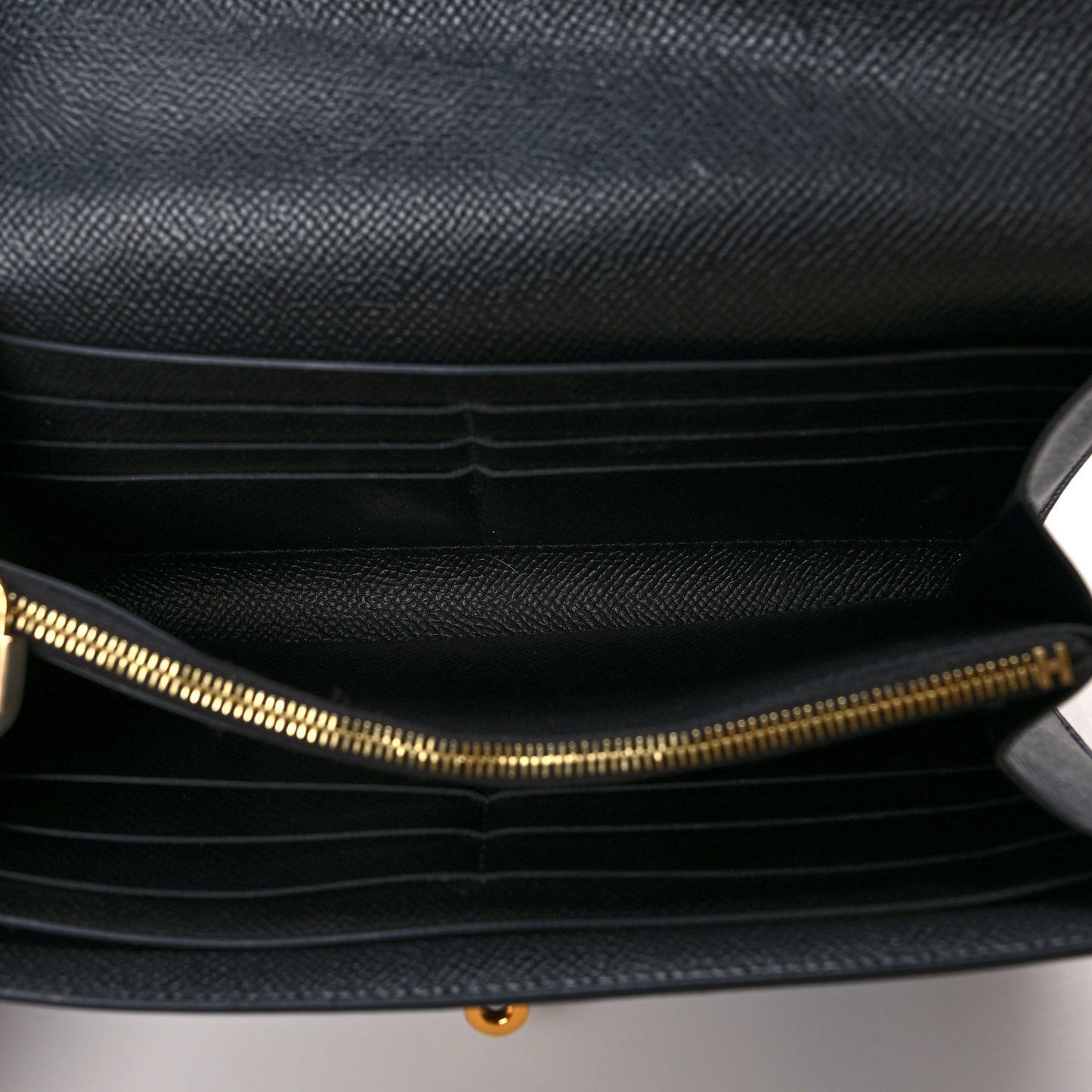Epsom Kelly Longue Wallet Black