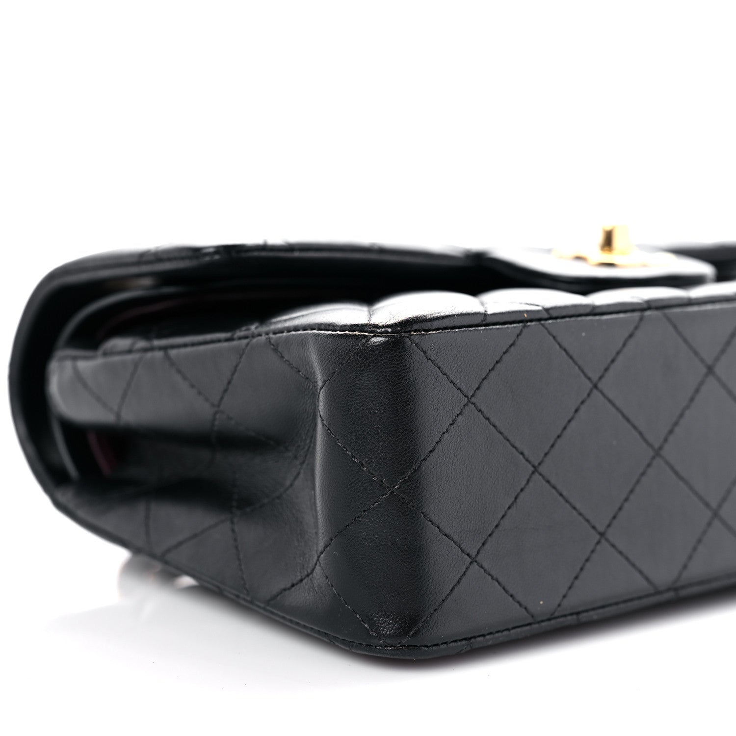 Chanel Lambskin Quilted Small Double Flap Black 8 of 15