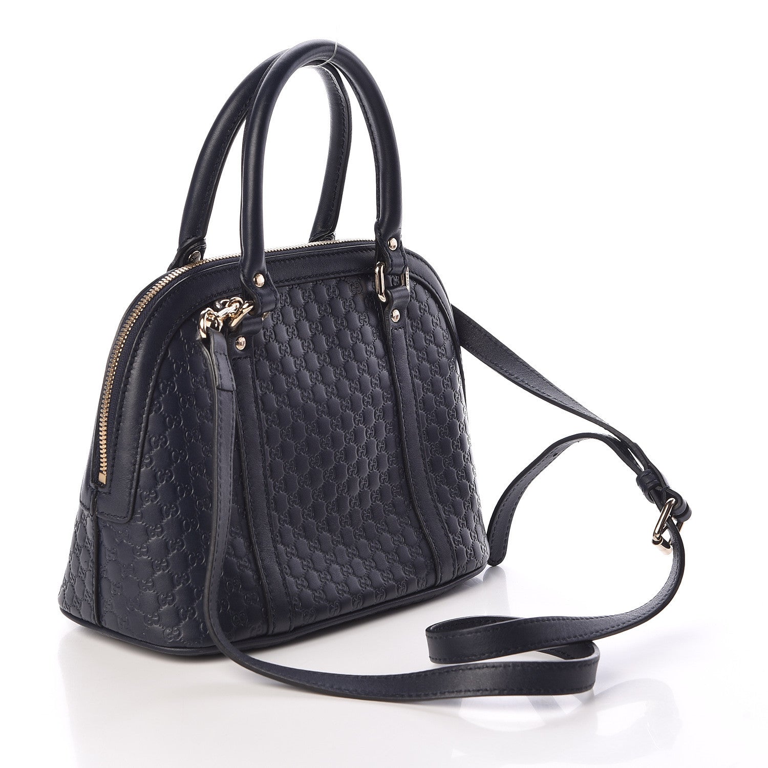 Gucci Soft Microguccissima Mini Dome Bag Blue 4 of 11
