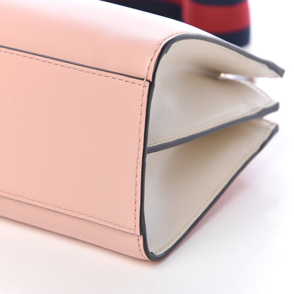 Gucci Nappa Bamboo Web Mini Nymphaea Top Handle Bag Perfect Pink Mystic White 11 of 11