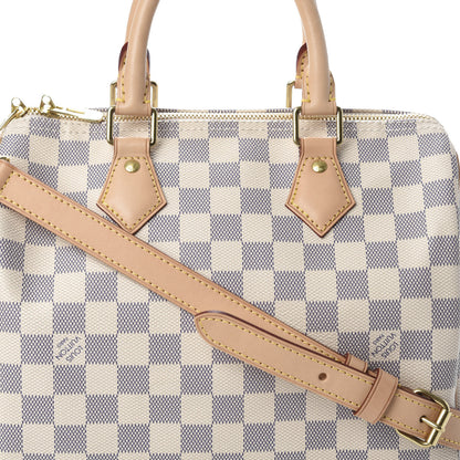 Louis Vuitton Damier Azur Speedy Bandouliere 25 7 of 10