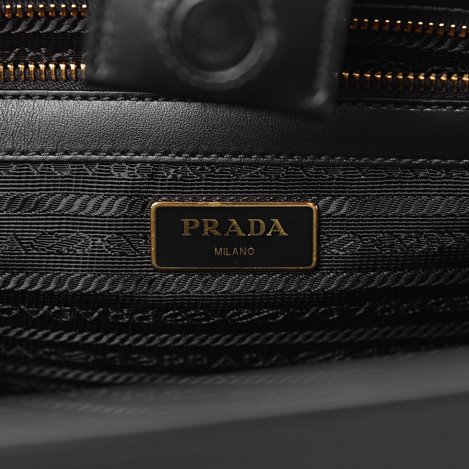 Prada Saffiano Soft Calfskin Tote Black 6 of 11