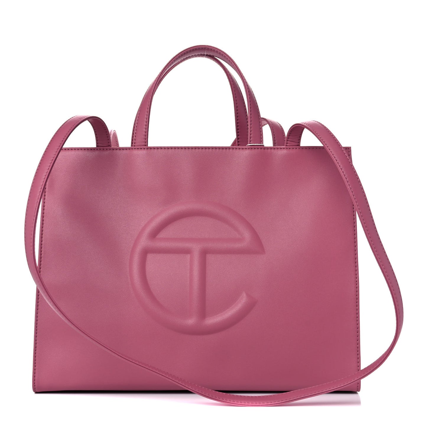 Vegan Leather Medium Shopping Bag Corned Beef