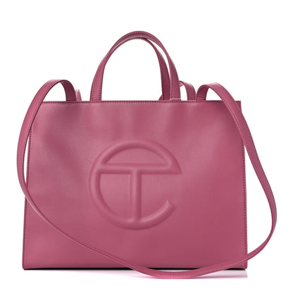 Telfar Vegan Leather Medium Shopping Bag Corned Beef 1 of 9