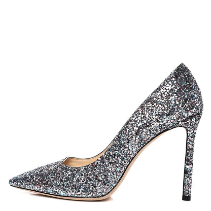 Jimmy Choo Coarse Glitter Romy 100 Pumps 38.5 Multicolor 1 of 11