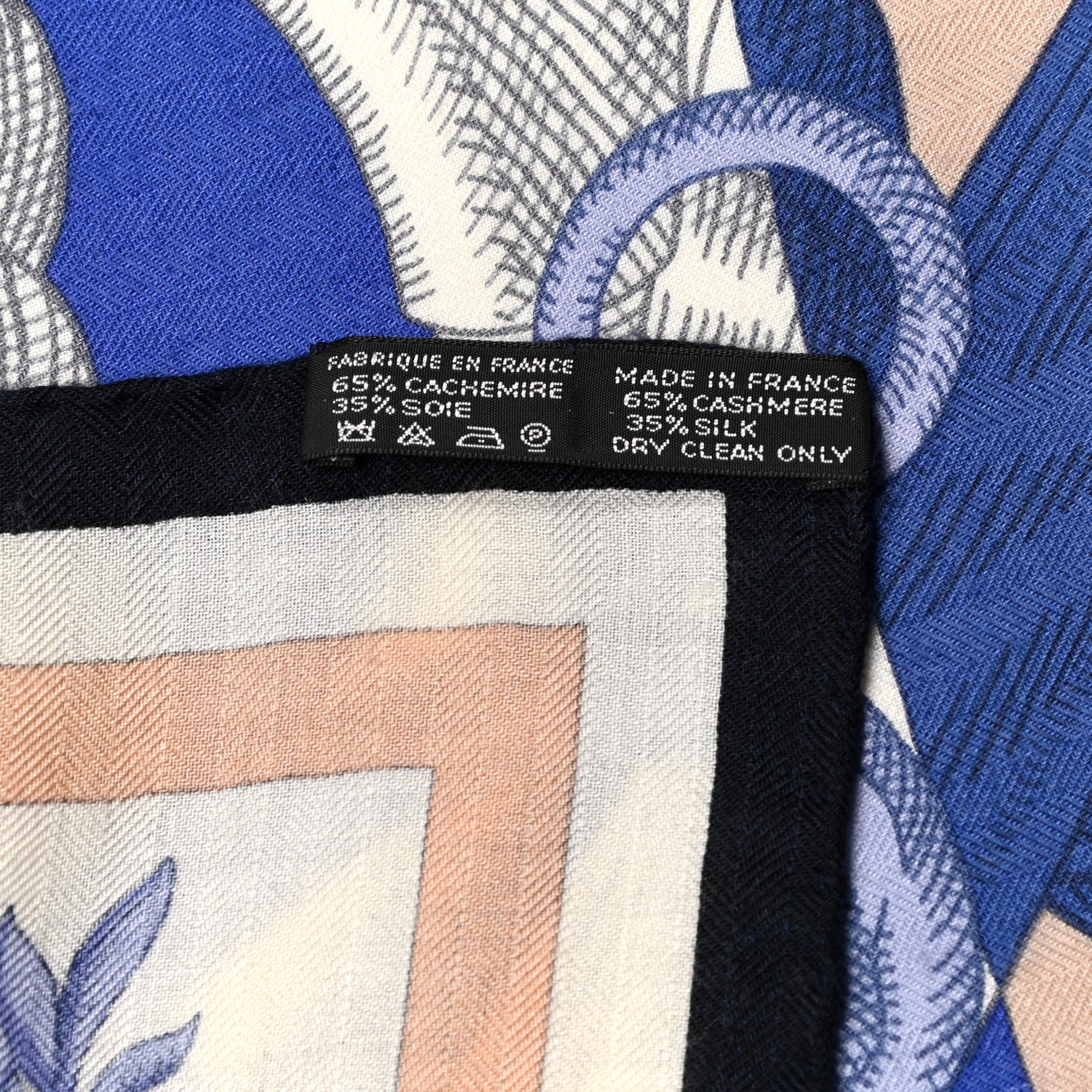 Hermes Cashmere Silk Della Cavalleria Shawl 140 6 of 6