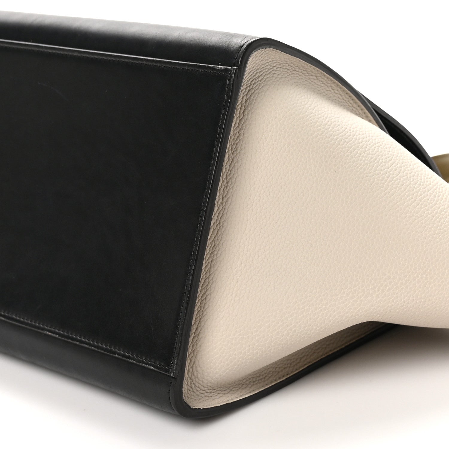 Celine Sleek Calfskin Small Tri-Color Trapeze Moss Green 9 of 9