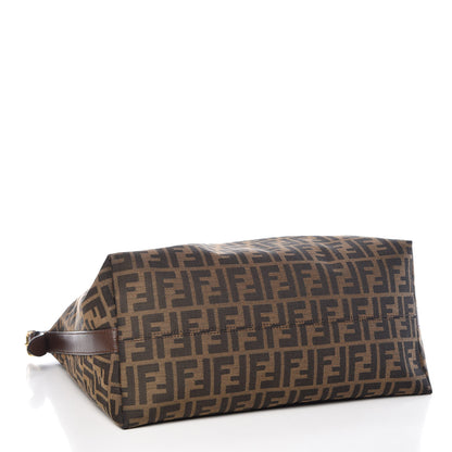 Fendi Zucca Vitello Artic Large Hobo Tobacco Castagna 4 of 10