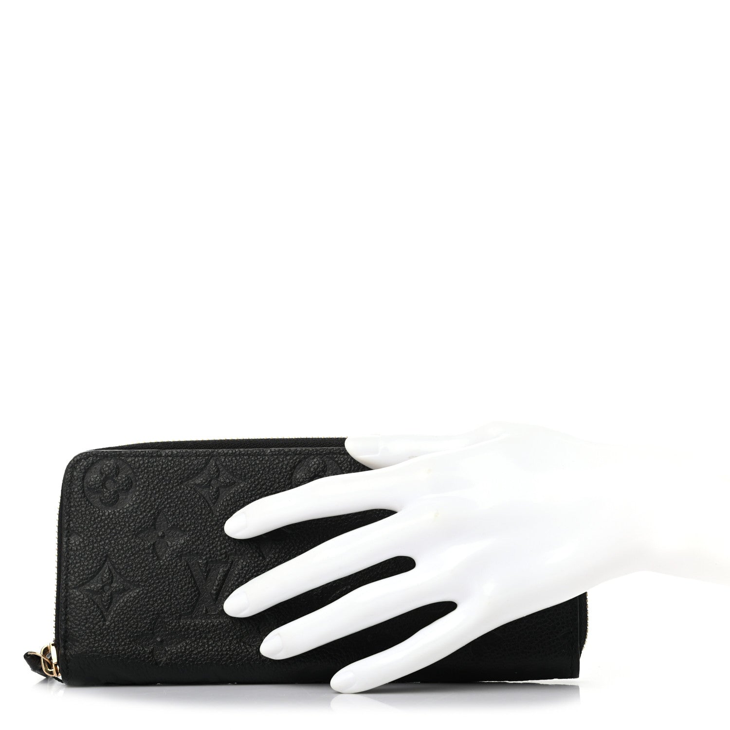 Louis Vuitton Empreinte Clemence Wallet Black 2 of 7