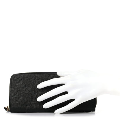 Louis Vuitton Empreinte Clemence Wallet Black 2 of 7