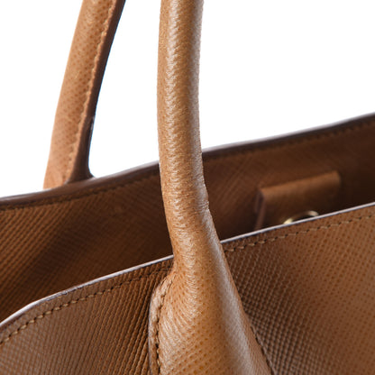 Prada Saffiano Cuir Open Promenade Tote Caramel 20 of 28