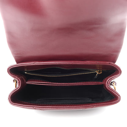 Saint Laurent Calfskin Y Quilted Monogram Toy Loulou Monogram Crossbody Bag Rouge Legion 5 of 9
