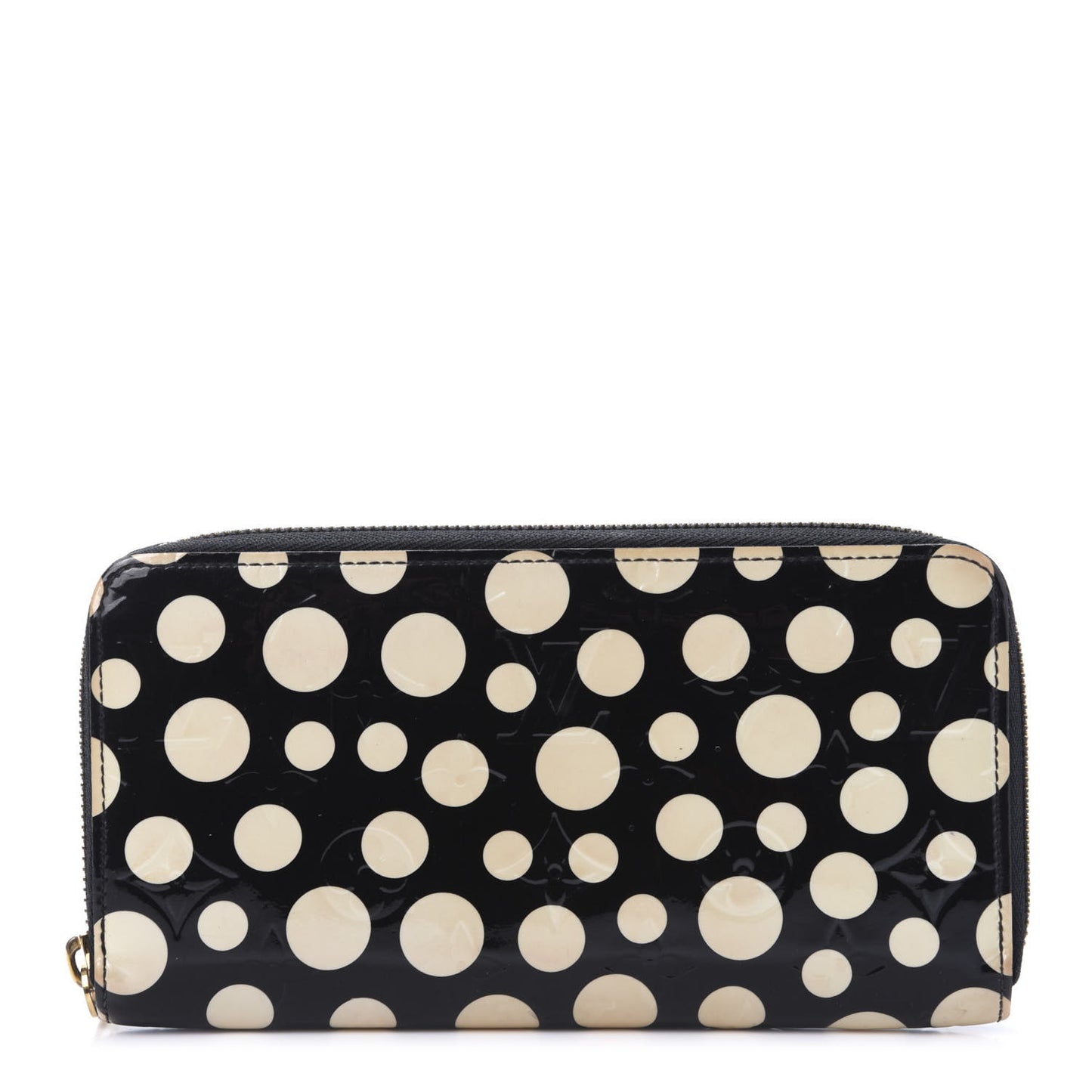 Vernis Kusama Infinity Dots Zippy Wallet Black