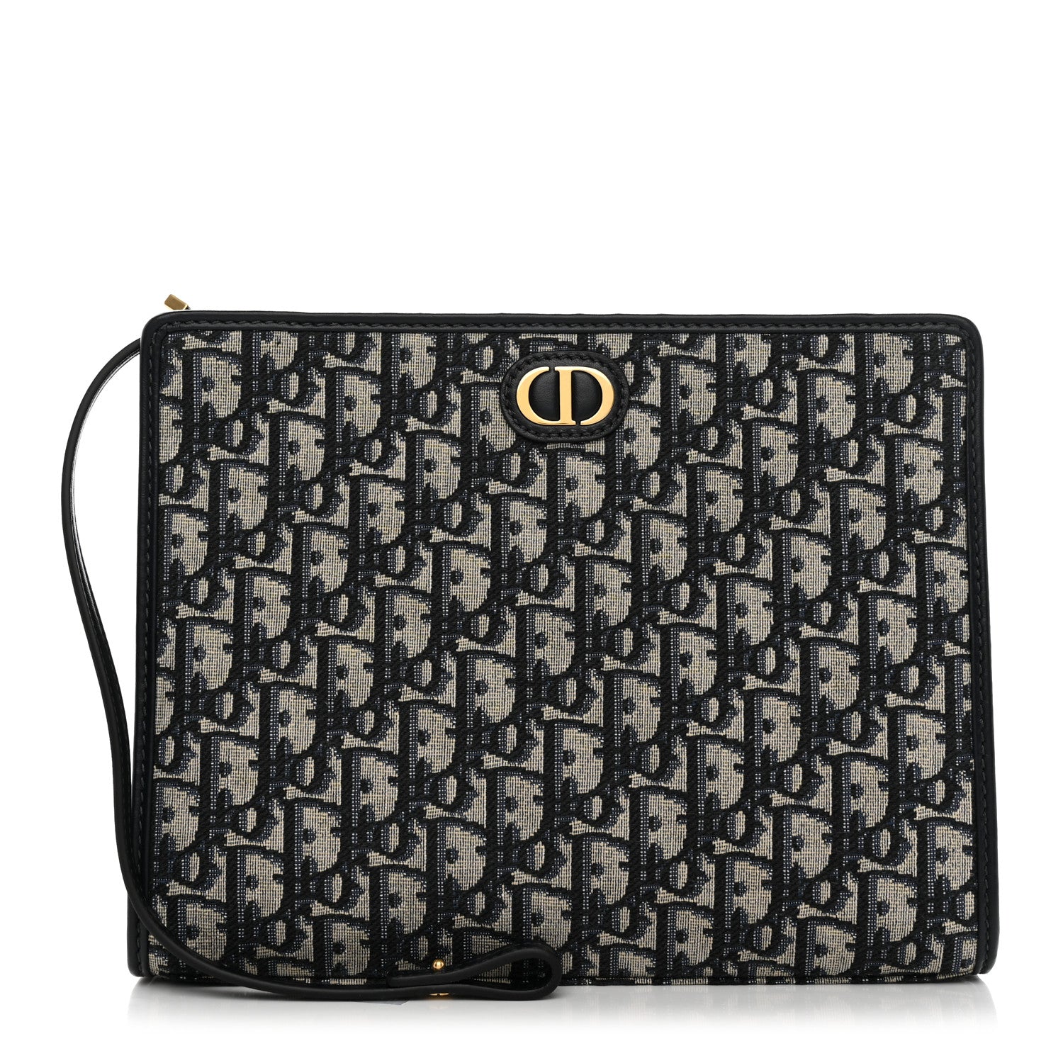Christian Dior Oblique 30 Montaigne Pouch Blue 2 of 8