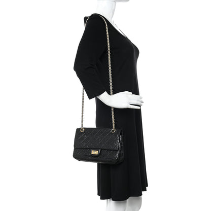 Chanel Aged Calfskin Quilted 2.55 Reissue 225 Flap Black 2 of 9