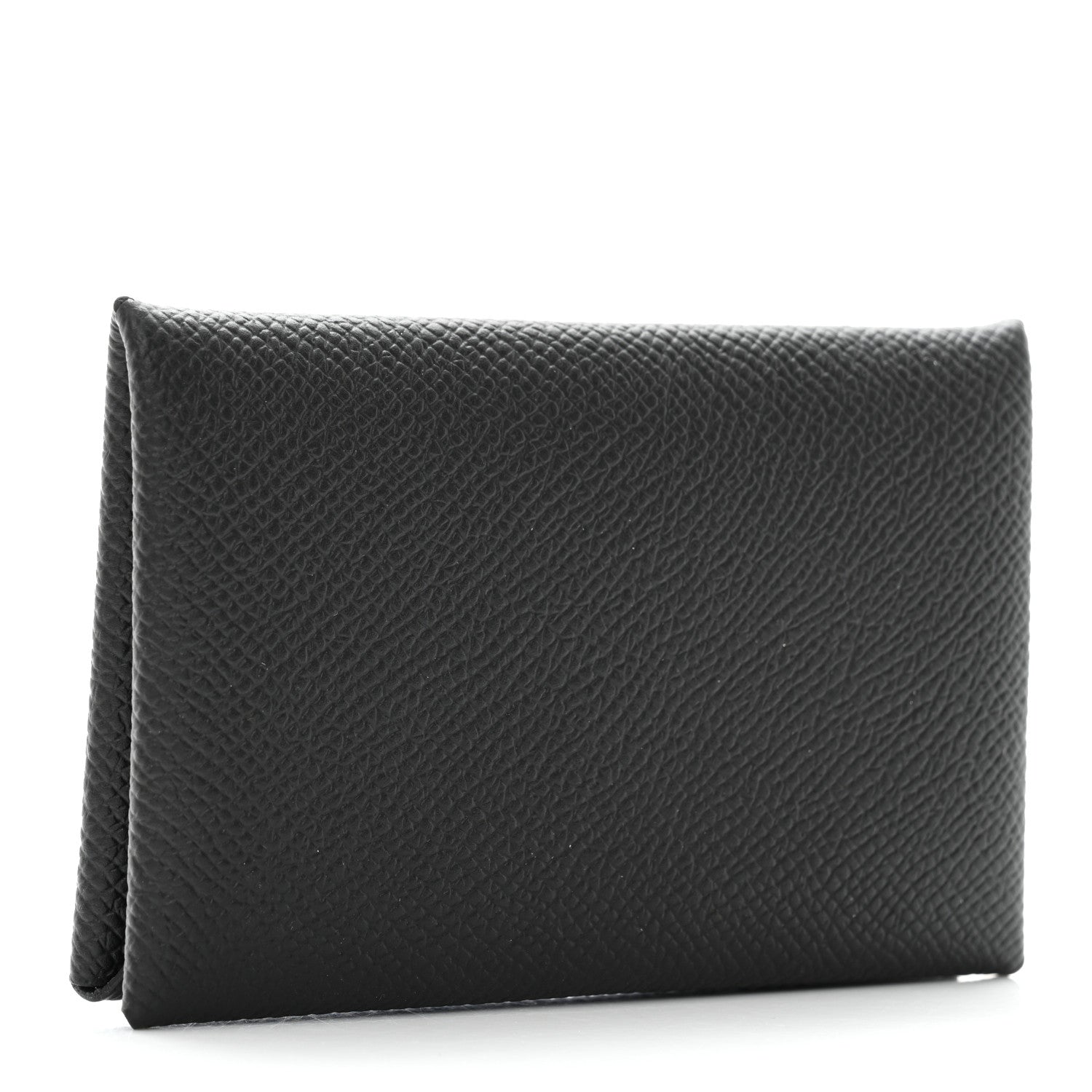 Hermes Epsom Calvi Card Case Black 3 of 8