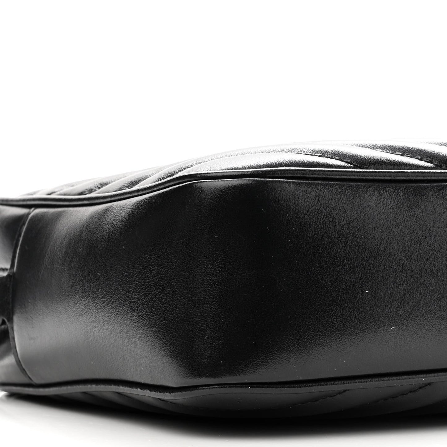 Calfskin Matelasse Monogram Monochrome Lou Camera Bag Black