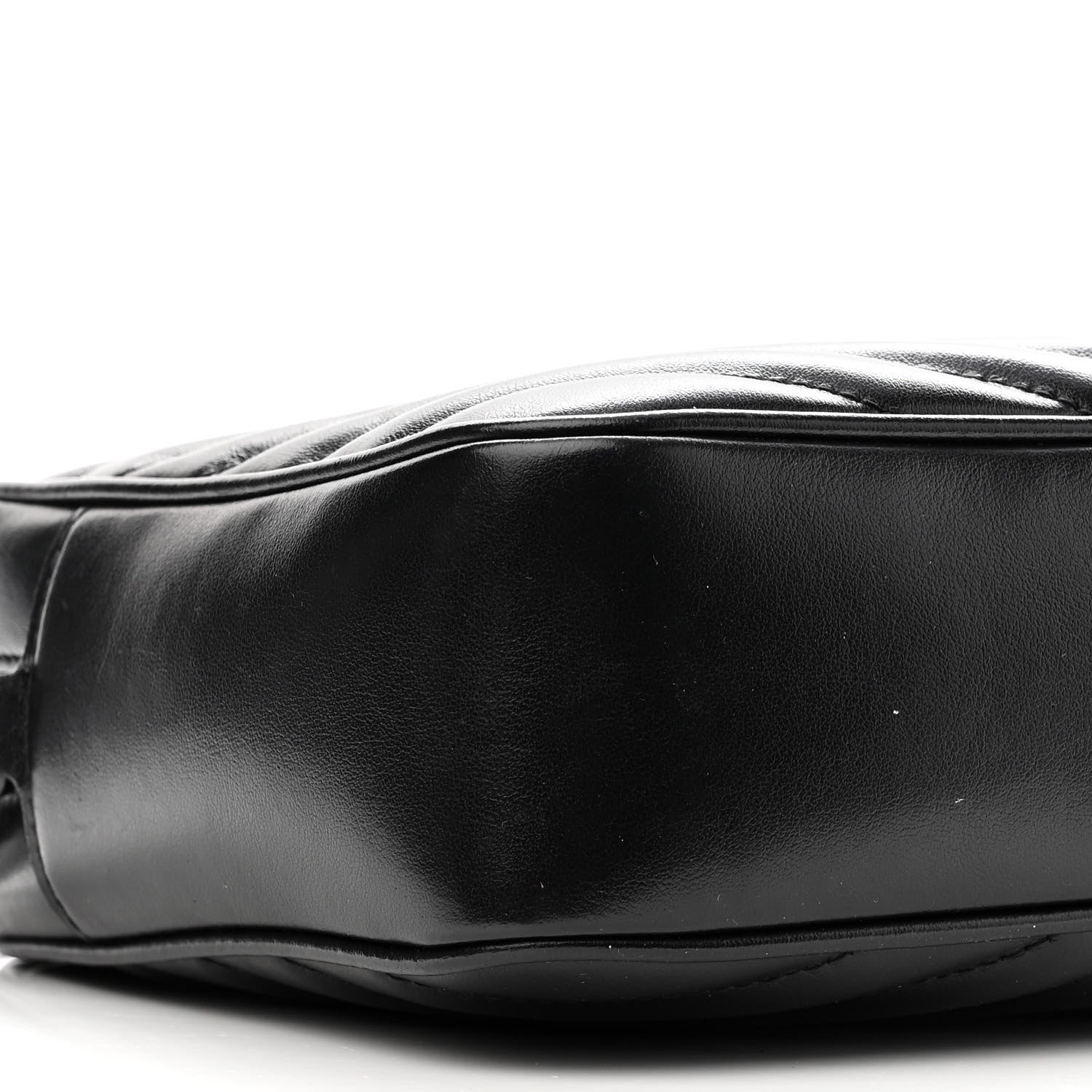 Saint Laurent Calfskin Matelasse Monogram Monochrome Lou Camera Bag Black 7 of 10