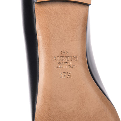 Valentino Garavani Nappa Vlogo Flats 37.5 Black 6 of 9