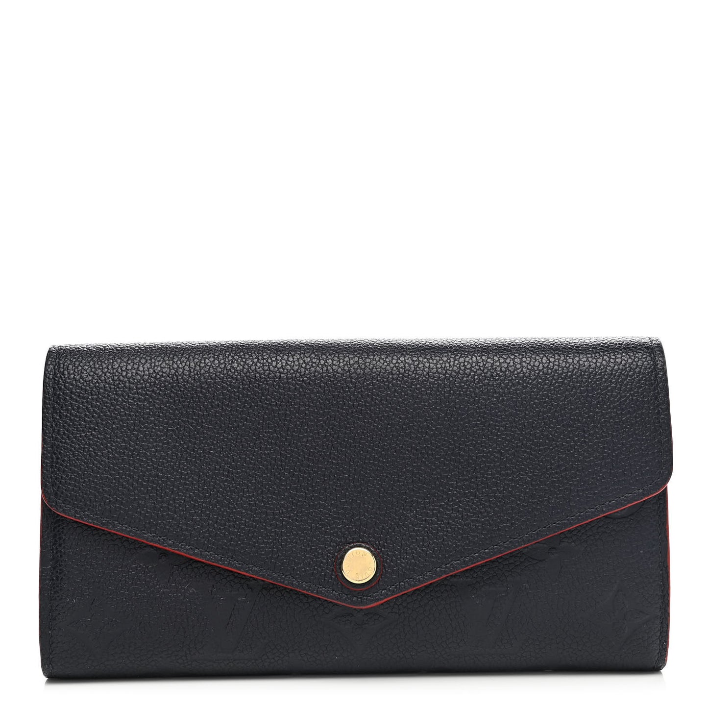 Empreinte Sarah Wallet NM Marine Rouge