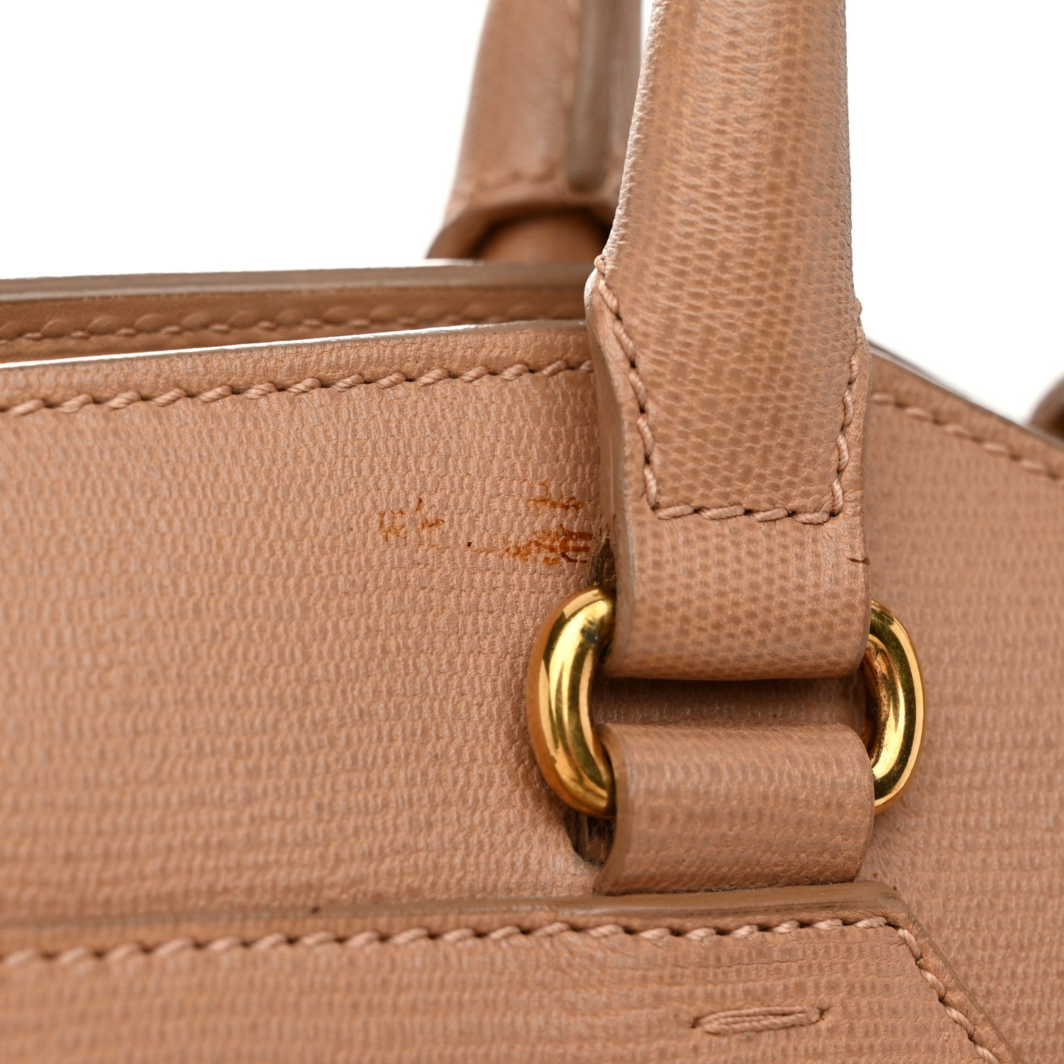 Saint Laurent Textured Calfskin Medium Cabas ChYc Beige 15 of 17