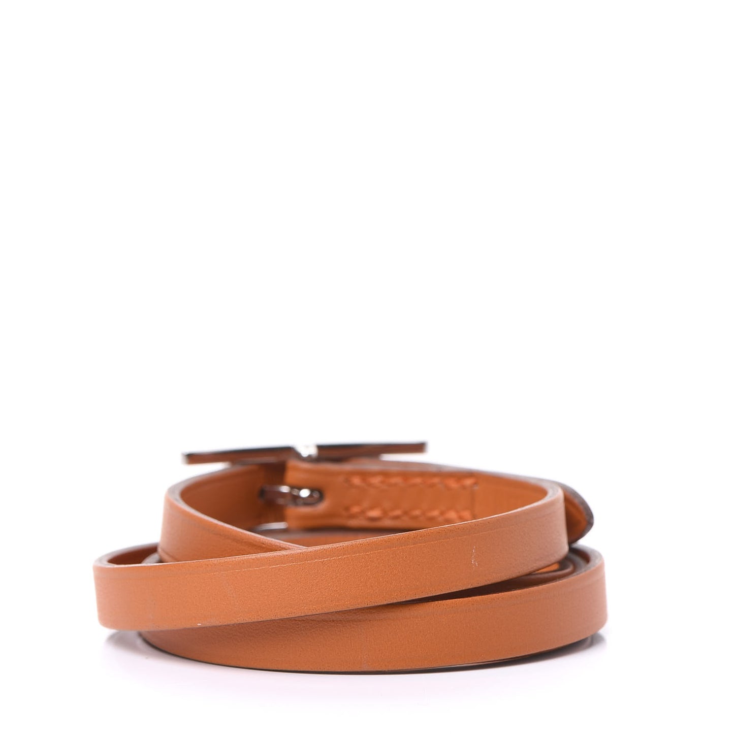 Chamonix Hapi 3MM Triple Tour Wrap Bracelet M Orange
