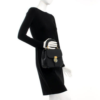 Burberry Trench Calfskin Small DK88 Top Handle Bag Black 3 of 8