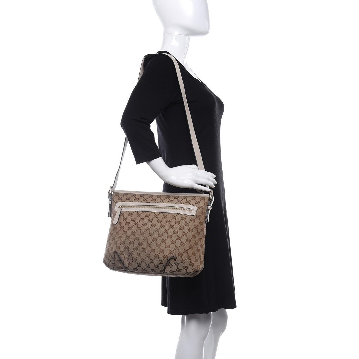 Monogram Messenger Bag Off White
