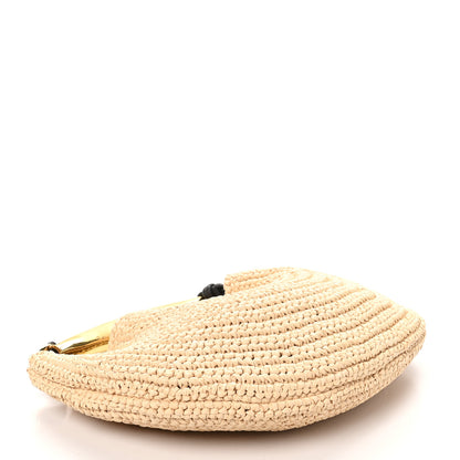 Bottega Veneta Raffia Crochet Sardine With Chain Bag Natural Fondant 4 of 11