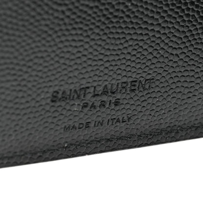 Saint Laurent Grain De Poudre Paris East West Wallet Black 5 of 6