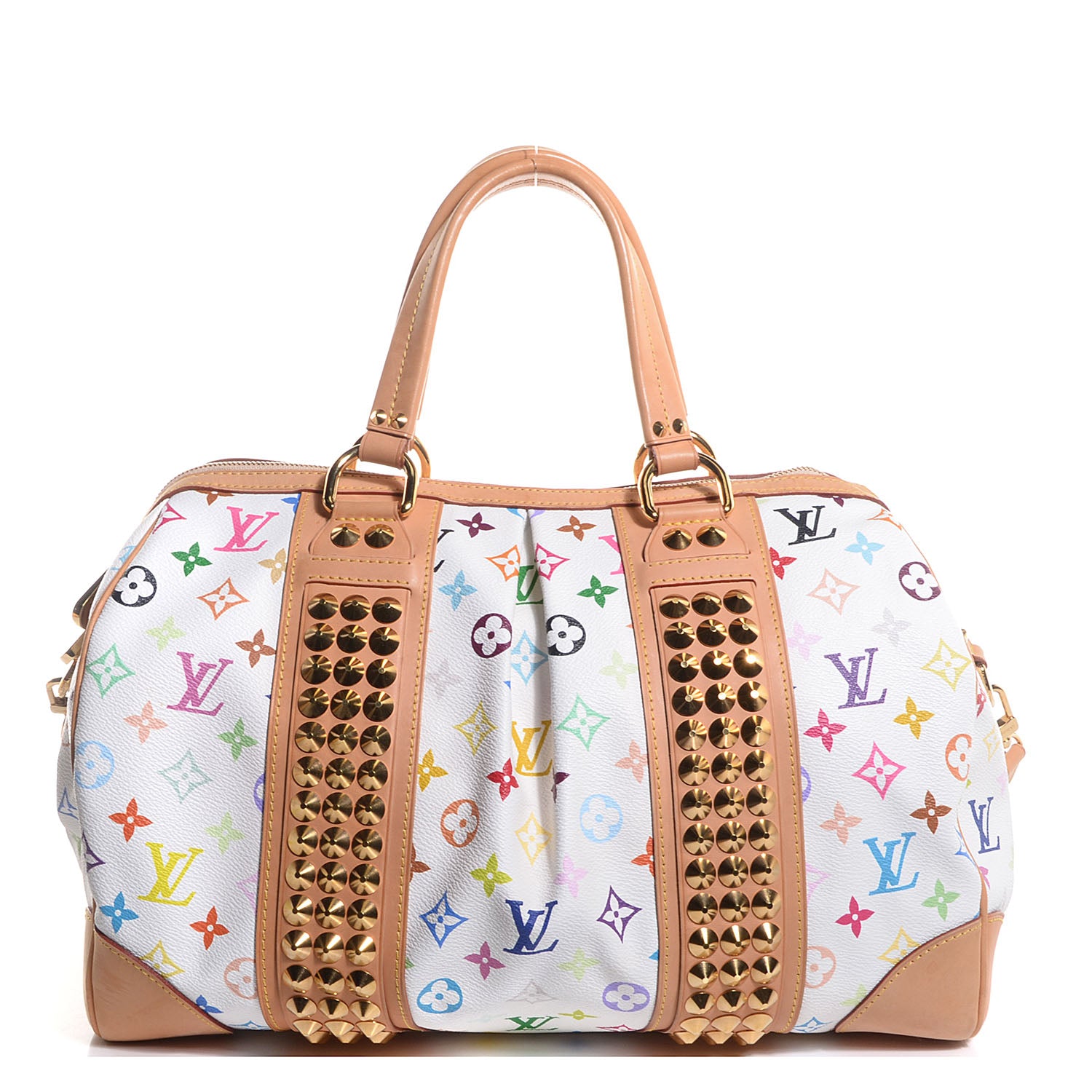 Louis Vuitton Monogram Multicolor Courtney GM White 1 of 7
