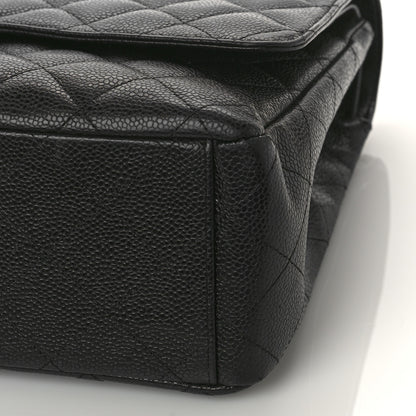 Chanel Caviar Quilted Maxi Double Flap Black 10 of 11