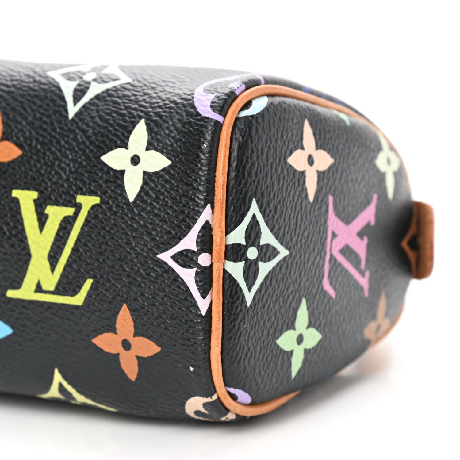 Louis Vuitton Monogram Multicolor Mini Sac HL Speedy Black 8 of 12